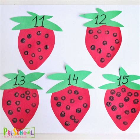Strawberry Counting Activities For Preschoolers Preschool Play And Strawberry Lesson Plans Preschool - Strawberry Lesson Plans Preschool