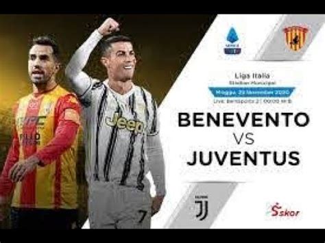 streaming benevento vs juventus