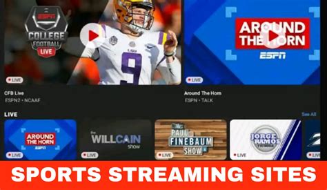 streaming sports sites