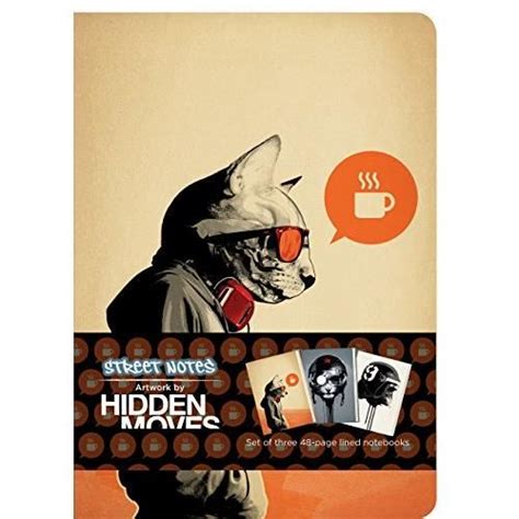 Street Notes Artwork By Hidden Moves Large Set Of Three 48 Page Large Notebooks