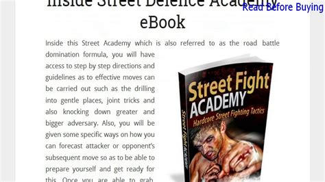 Full Download Street Defense Training The Street Fight Academy 