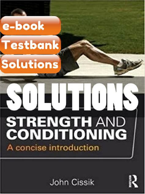 Strength And Conditioning A Concise Introduction