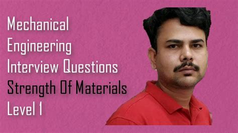 Strength Of Materials Interview Questions