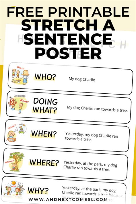 Stretching Sentences Lesson 1 Education World Stretch A Sentence Worksheet - Stretch A Sentence Worksheet