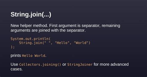 string.join() java