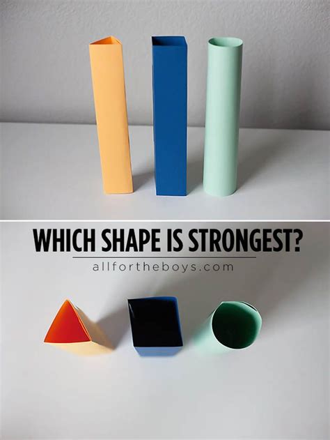 Strong Shapes How Strong Is A Piece Of Paper Science Experiments - Paper Science Experiments