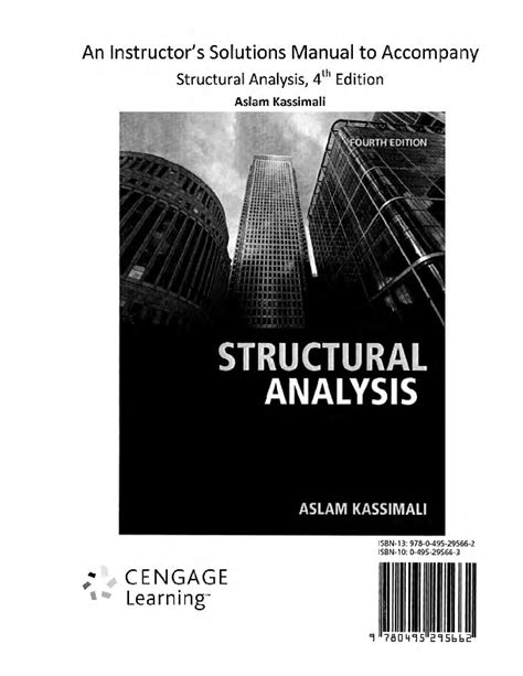 Structural Analysis Solution Manual 4th Edition