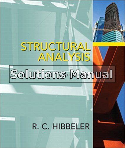 Full Download Structural Analysis Solution Manual Hibbeler 8Th 