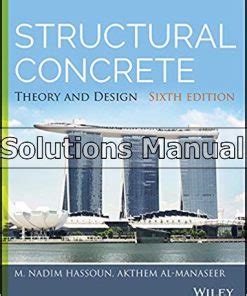 Read Structural Concrete Design 5Th Edition Solution Manual 