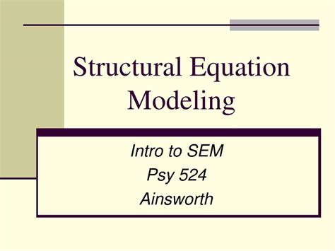 Download Structural Equation Modeling And Causal Analysis Syllabus 