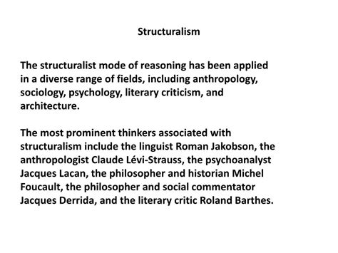 Structuralism Literary Theory