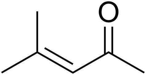 Structure Of Mesityl Oxide