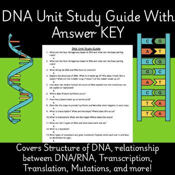 Download Structures Of Dna Study Guide Answer Key 