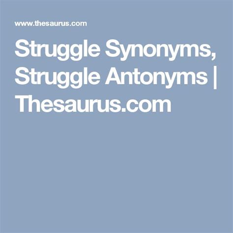 struggle svenska synonym