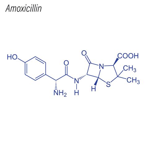 struktur amoxicillin