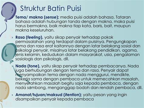 struktur batin puisi | Unsur Fisik dan Unsur Batin dalam Puisi