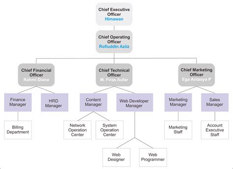 struktur organisasi ceo