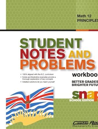 Student Notes And Problems Principles Of Math 12