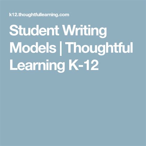 Student Writing Models Thoughtful Learning K 12 6th Grade Essay Format - 6th Grade Essay Format