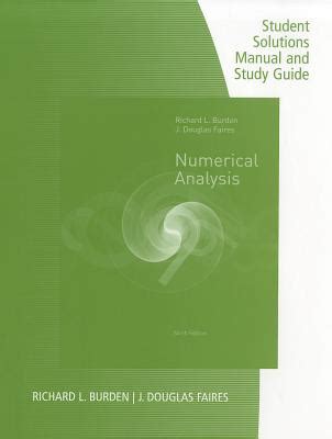 Full Download Student Solution Guide Numerical Anal 