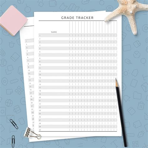 Studentgrade Tracker Teaching Resources Tpt Student Grade Tracker - Student Grade Tracker