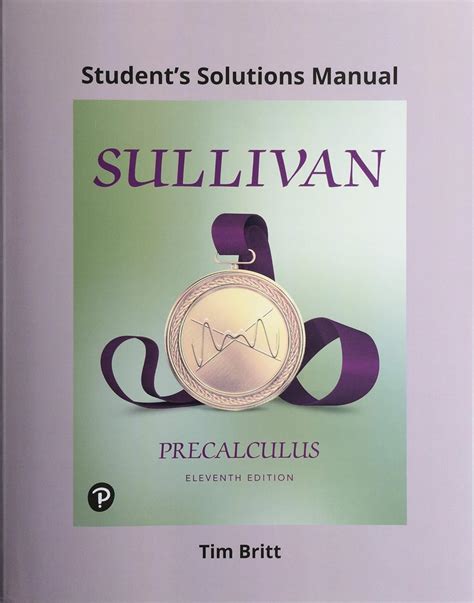 Students Solutions Manual For Precalculus