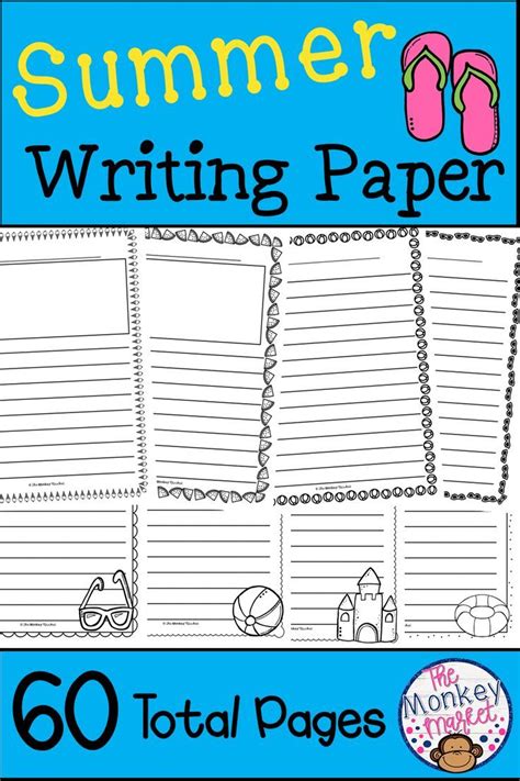 Students Writing Summer Writing Paper Elementary Outstanding Elementary School Writing Paper - Elementary School Writing Paper