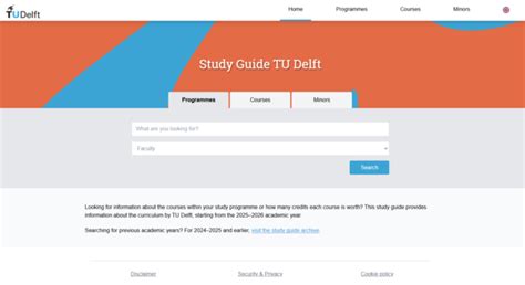 Studiegids Tu Delft