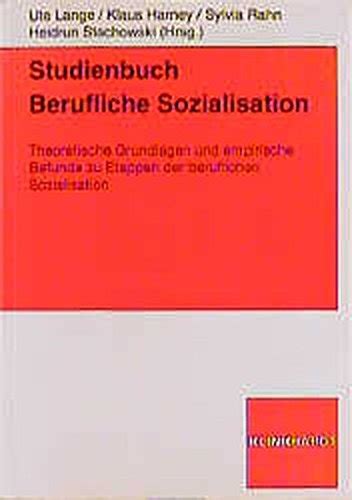 studienbuch berufliche sozialisation theoretische