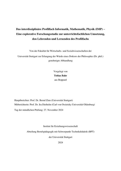 studienfuhrer informatik mathematik physik