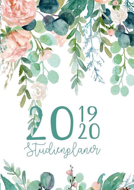Studienplaner 2019 2020 Terminplaner Timer Planer