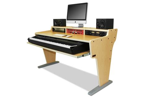 studio desk with 88 keyboard tray