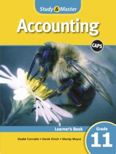 Study And Master Accounting Grade 10 Caps Learners Book