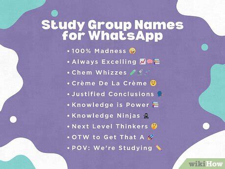Study Group Description For Whatsapp