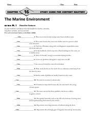 study guide content mastery water resources