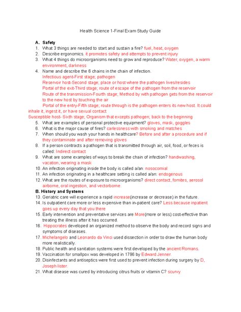 Study Guide For Health Science Reasoning Test