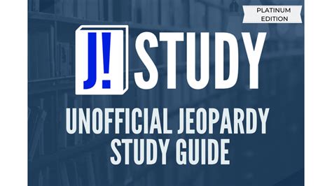 Study Guide For Jeopardy