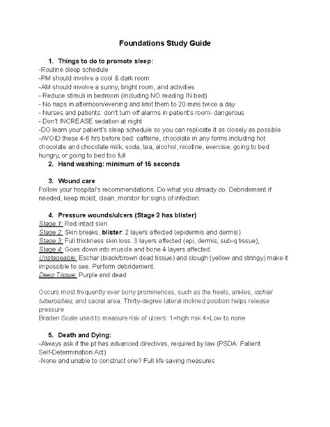 Study Guide Foundations 6 Editions Answers Keys