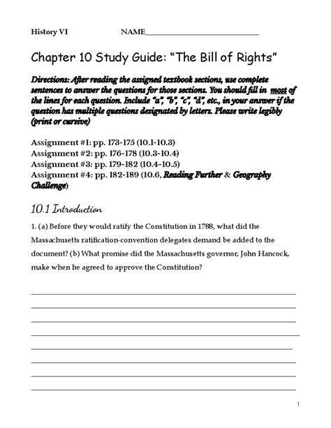 Study Guide History Alive