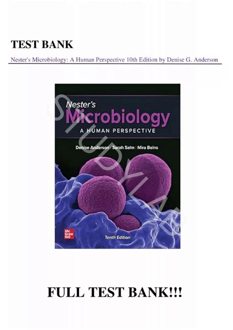 Study Guide Microbiology Human Perspective Nester