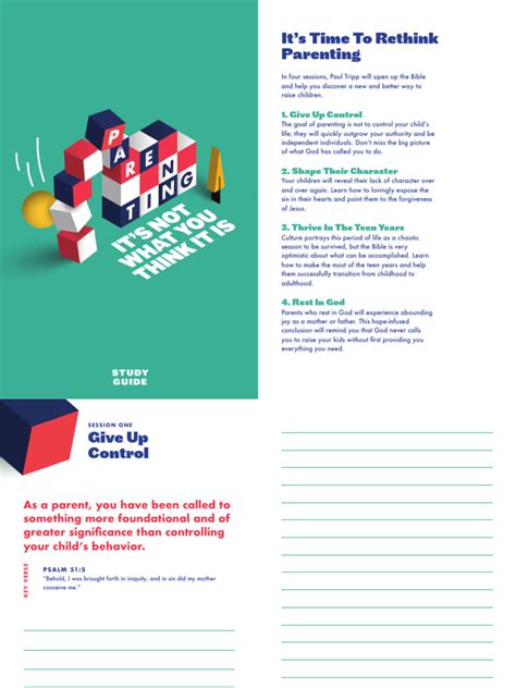 Study Guide Parenting Rewards And Responsibilities