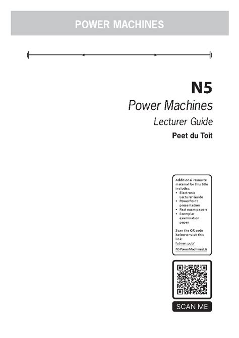 Study Guide Power Machines N5