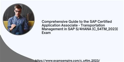 Study Guide Sap Certified Application Associate Sap S
