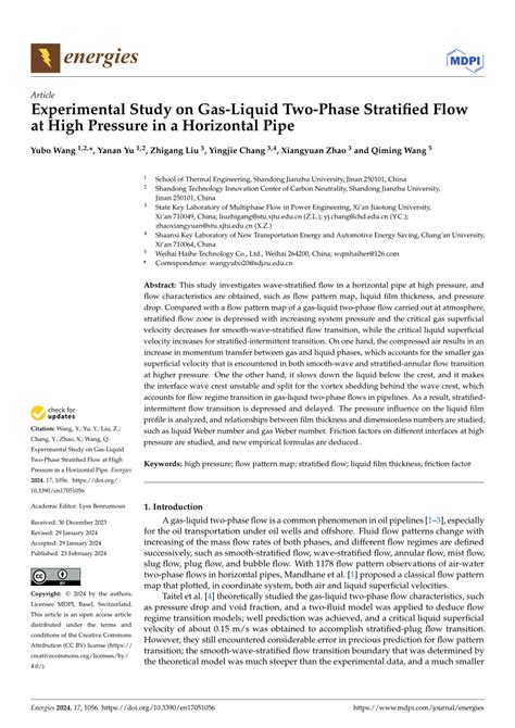 Study On Gas Liquid Two Phase Flow Patterns And Pressure