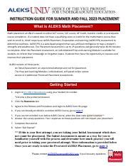 Full Download Study For The Unlv Math Placement Test 