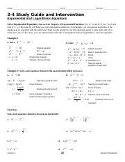 Read Study Guide And Intervention Exponential Functions Answers 