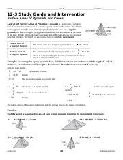 Download Study Guide And Intervention Surface Area 