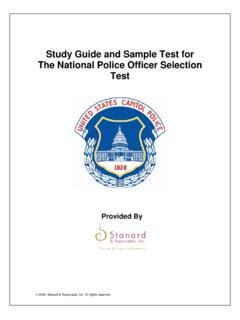 Full Download Study Guide And Sample Test For The National Police Officer Selection 