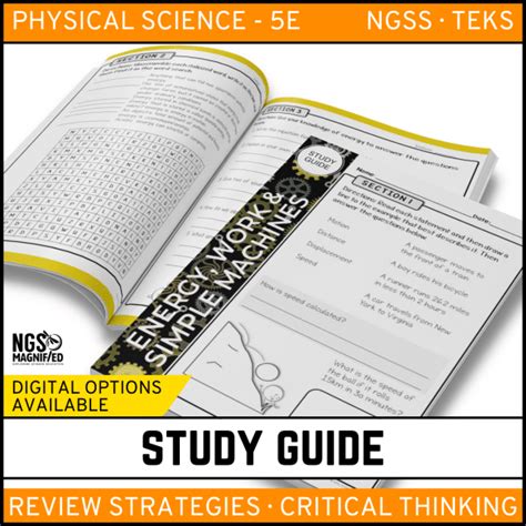 Download Study Guide Energy Work And Simple Machines 