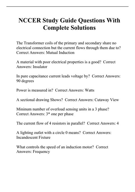 Read Online Study Guide For Carpenter Nccer Test 